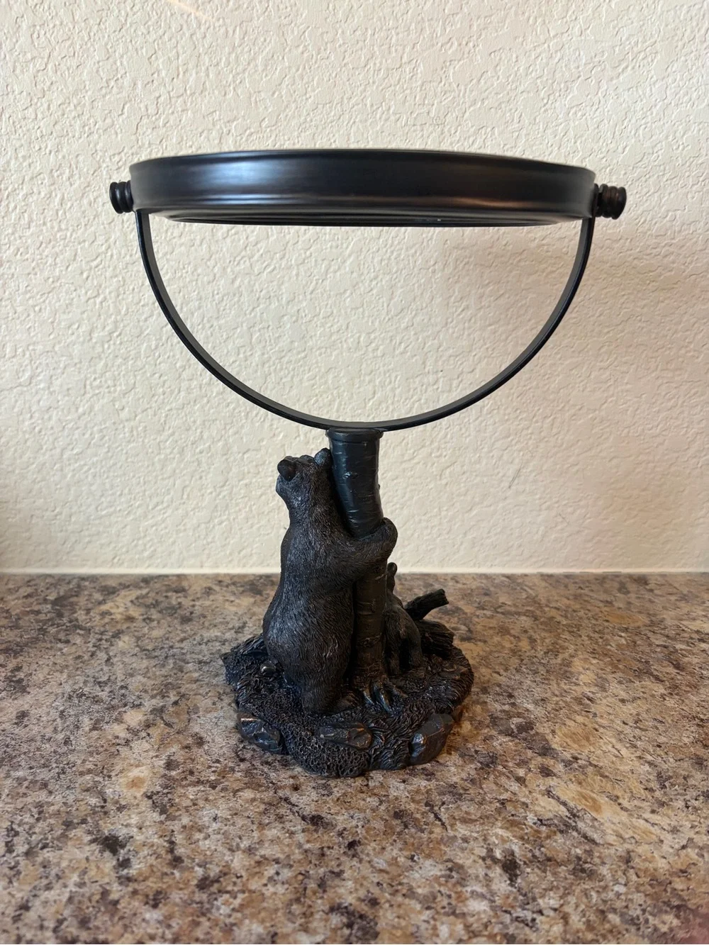 FIRM🐻VHTF Big Sky Carver Bear Family Vanity Table  Mirror